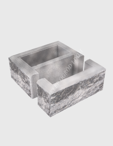 Bloczek łupany słupkowy Frappe 38x38x16cm