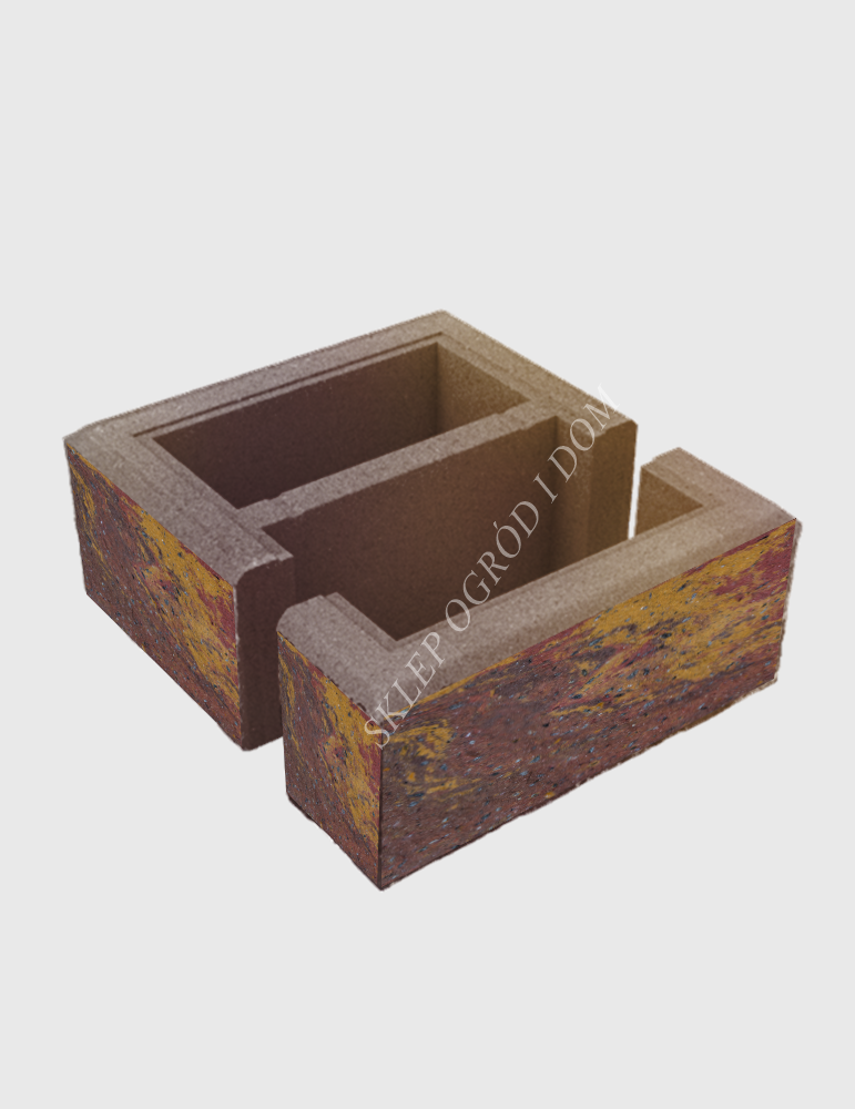 Bloczek łupany słupkowy Złota jesień A1 38x38x16cm