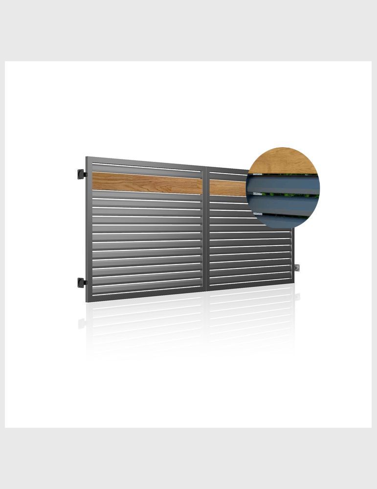 Brama dwuskrzydłowa Expo 3 pod automat