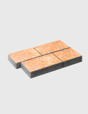 Kostka Urbanica Granit Melanż Bursztyn, paleta 10,4m2 Betard Kostka Urbanica Granit Melanż Bursztyn, paleta 10,4m2 Betard