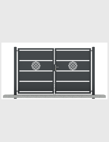 Brama dwuskrzydłowa Orion 2 rozeta 400cm