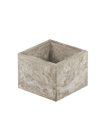 Bloczek ogrodzeniowy Słupkowy Kaffe 36x36x20