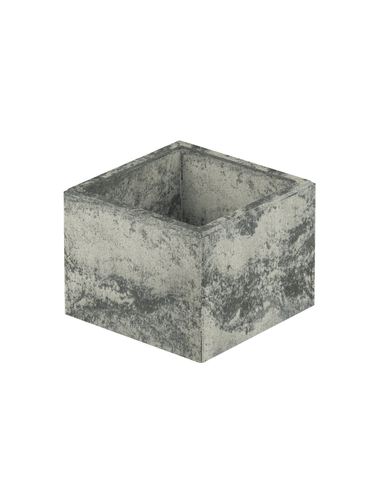 Bloczek ogrodzeniowy Słupkowy Stal 36x36x20