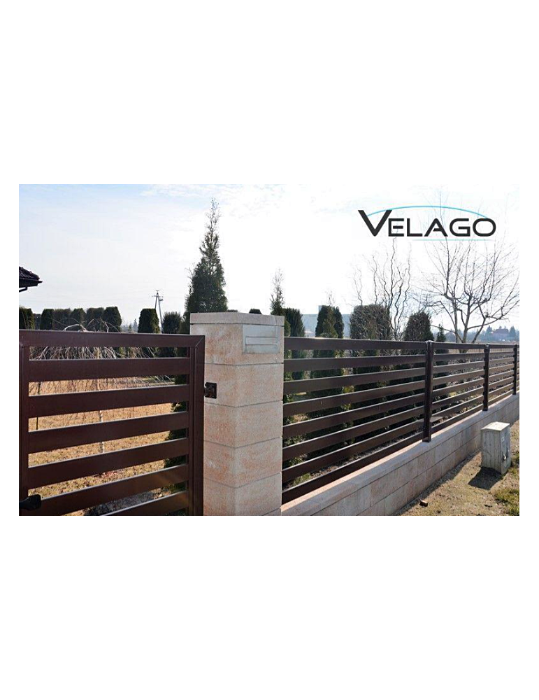 ogrodzenie raro brązowe