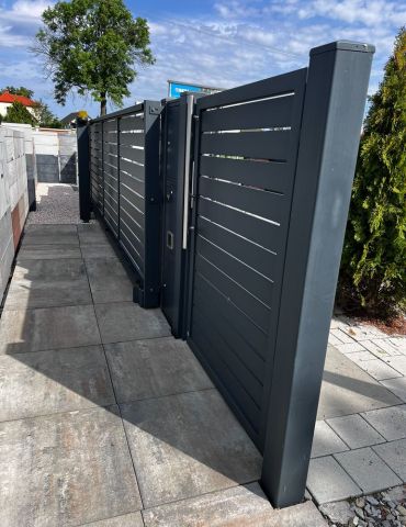 Brama przesuwna komplet