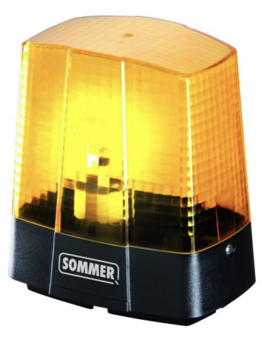 Lampa ostrzegawcza, sygnalizacyjna, pomarańczowa, 24V, 25 W