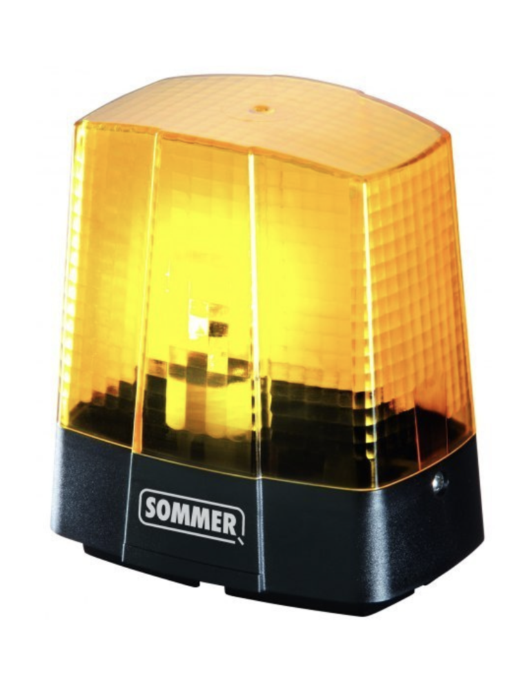 Lampa ostrzegawcza, sygnalizacyjna, pomarańczowa, 24V, 25 W