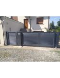 brama przesuwna persiane z furtką