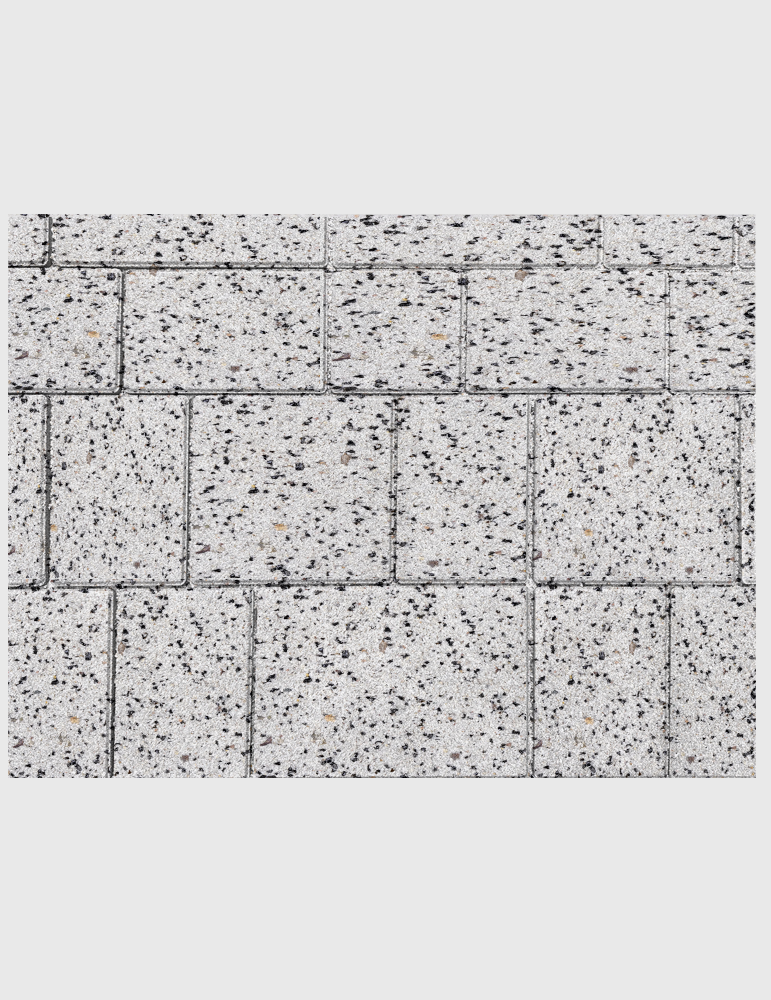 Kostka Brukowa Płukana Granit Biały Attikos