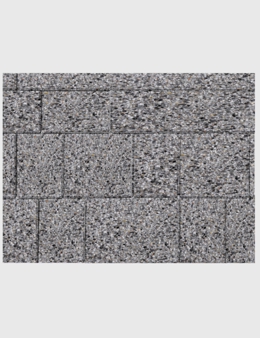 Kostka brukowa attikos granit szary płukany