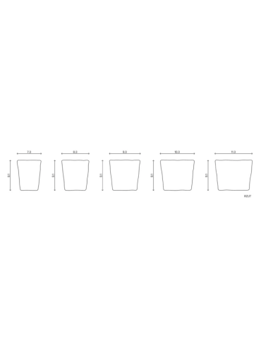 kostka brukowa dado płukany biały