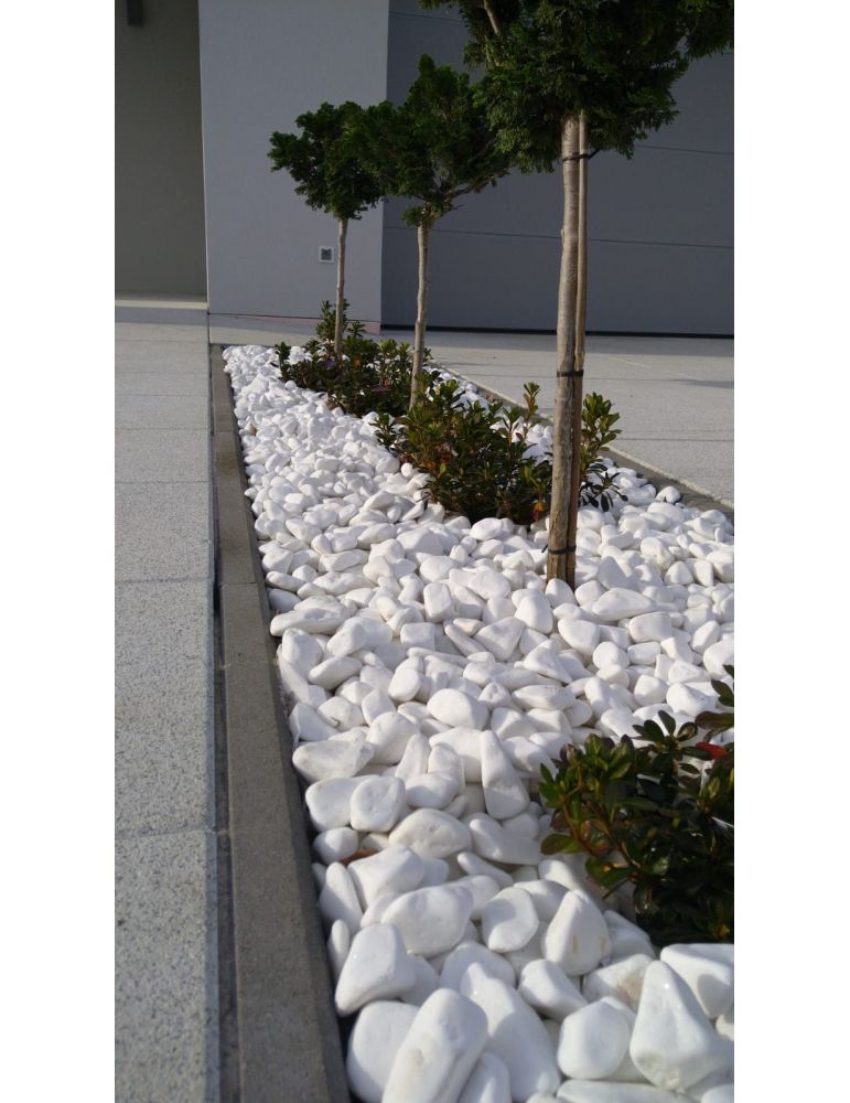 kamień okrągły biały 30-60mm 250 kg kamień okrągły biały 30-60mm 250 kg