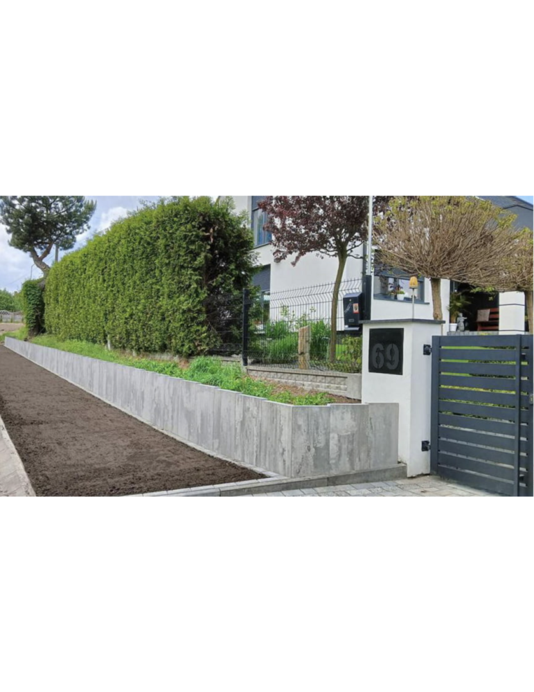 Palisada MINIMAL 98x52x7 cm Grafit Kostbet