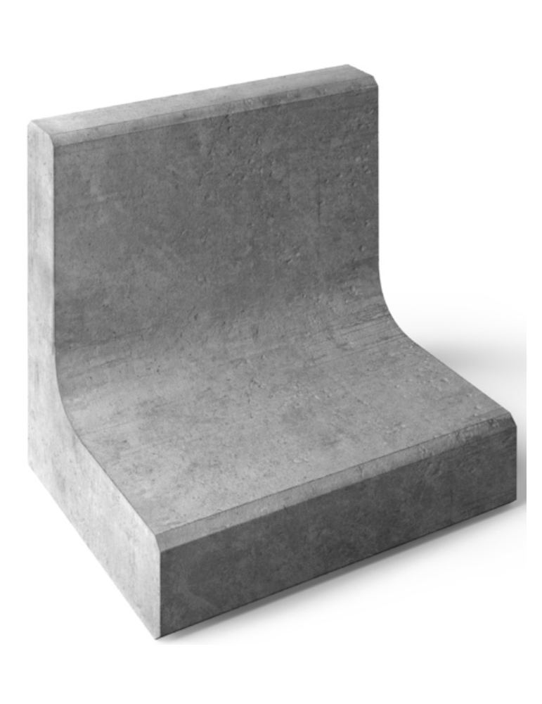 Opornik betonowy L 10x30x37x40