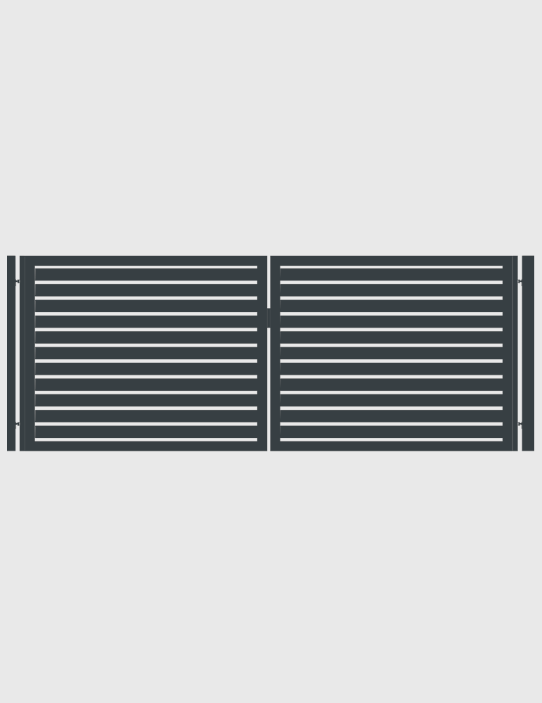 Brama dwuskrzydłowa GMH 10020G ręczna