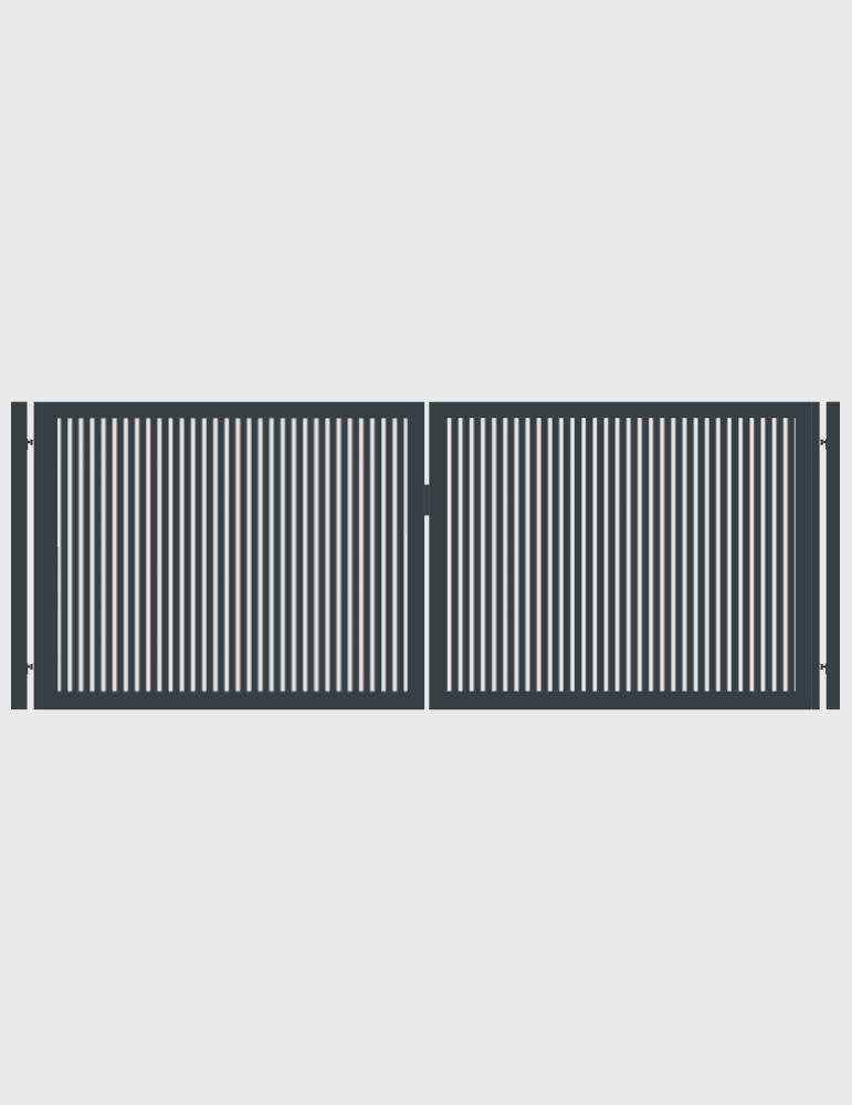 Brama dwuskrzydłowa GMW 4020G ręczna