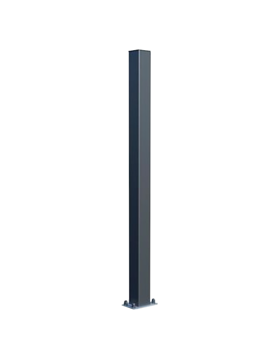 Słupek prowadzący 120x120x2000 mm Velago – do przykręcenia – RAL 7016 Antracyt