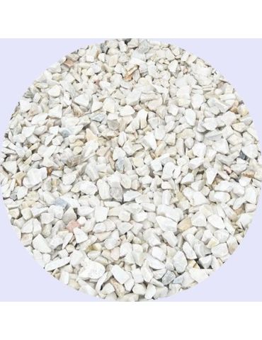 Kamień dekoracyjny Grys Biała Marianna 8–16 mm – worek 20 kg