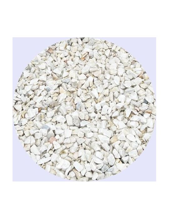 Kamień dekoracyjny Grys Biała Marianna 8–16 mm – worek 20 kg