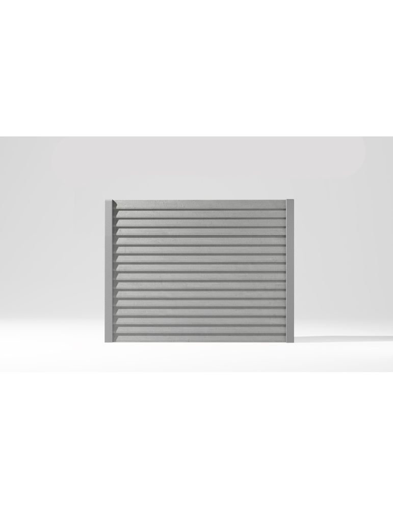 Ogrodzenie Betonowe Jednostronne wzór Żaluzja Drewbet 200x40x4