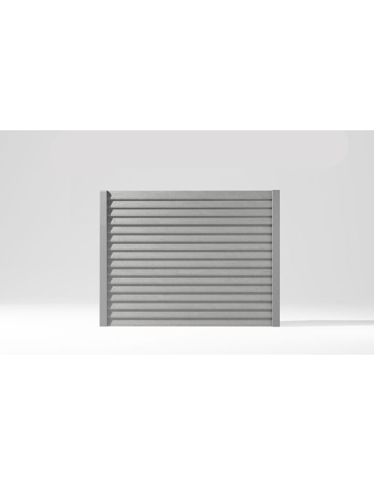 Ogrodzenie Betonowe Jednostronne wzór Żaluzja Drewbet 200x40x4