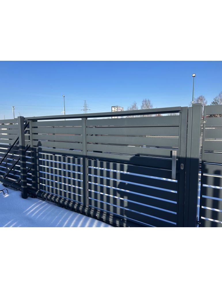 brama przesuwna pozioma