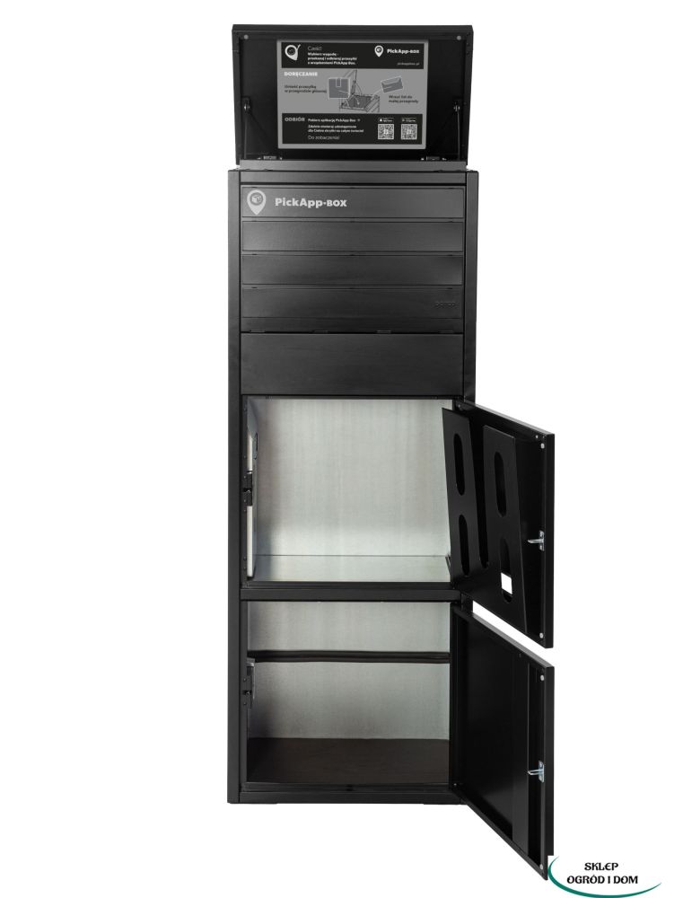 Paczkomat Domowy Standard 51 cm Czarny