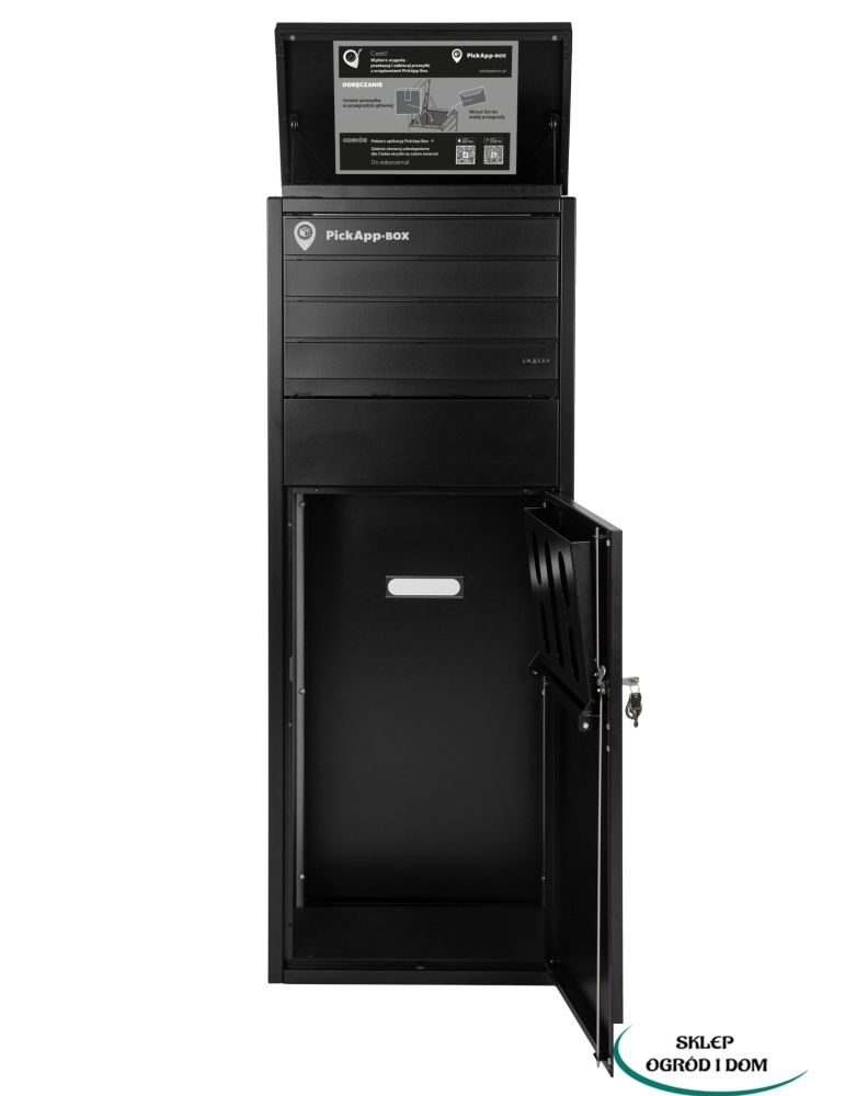 Paczkomat Domowy Basic 51 cm Czarny