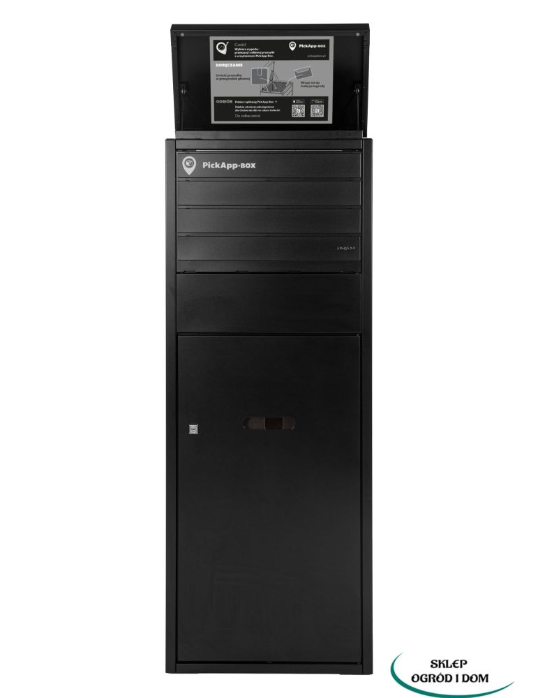 Paczkomat Domowy Basic 51 cm Czarny