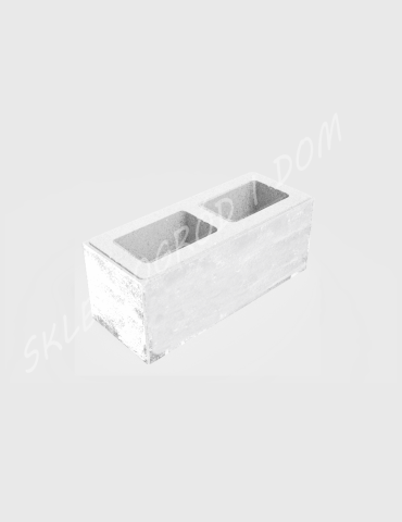 Bloczek ogrodzeniowy Royal Biały 50x20x20