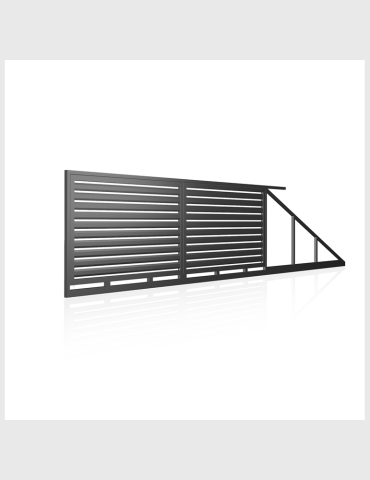 Brama przesuwna Expo 1 prosta pod automat