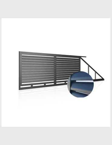 Brama przesuwna Expo 2 żaluzja