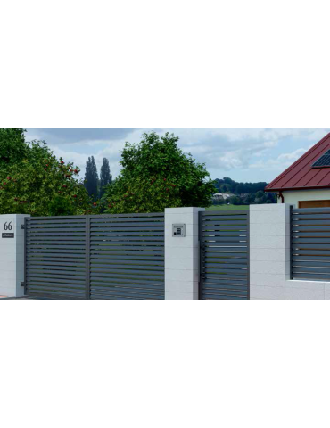 Brama przesuwna Expo 2 żaluzja