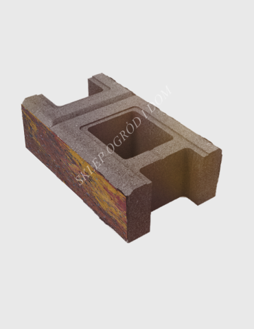 Bloczek łupany podmurówkowy Złota Jesień A1 38x22x16cm