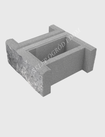 Bloczek łupany podmurówkowy Marago 38x38x16cm