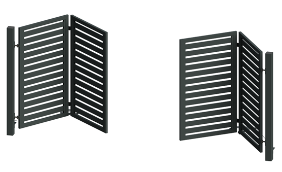 brama pozioma składana Classic Line