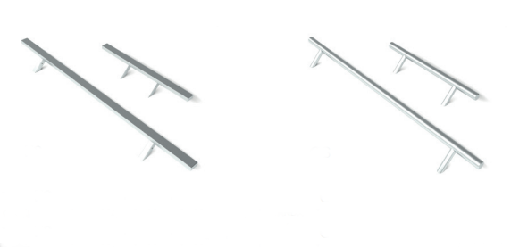 klamka o nowoczesnym wyglądzie i długości 100cm