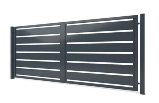 brama dwuskrzydłowa cubus