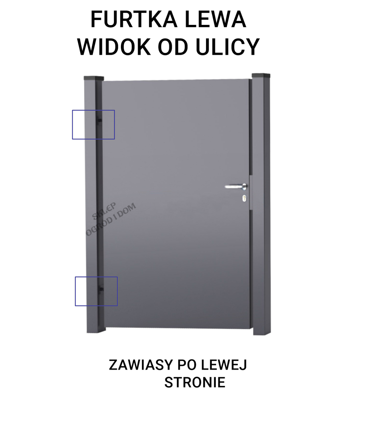 kierunek otwierania furtki intimo pełnej