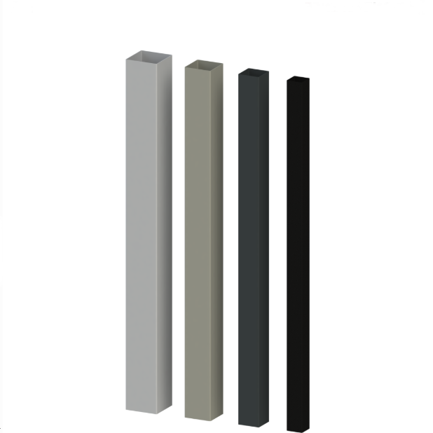 słupek do montażu przęseł 8x8x200cm Frontal Fence